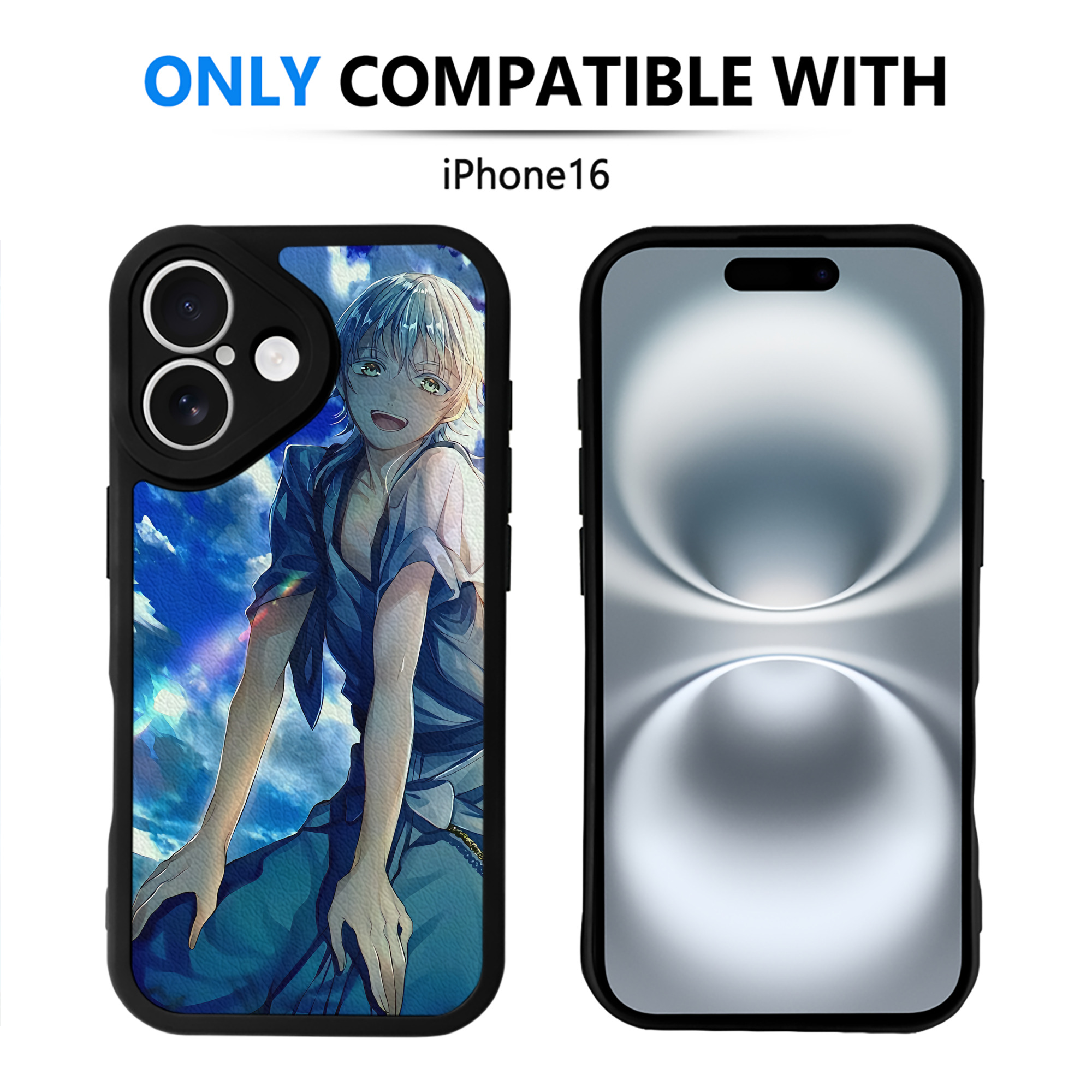 （画像用） 刀剣乱舞 Touken Ranbu 【iPhone 16シリーズ対応】シリコンスマホケース（レザー調） 材質：シリコン